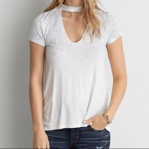 American Eagle Choker Neck Top 